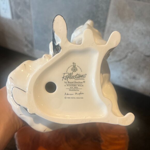 Royal Doulton 'A Winter’s Walk' Hand Made & Hand Painted 14" Porcelain Figurine! - Picture 9 of 16